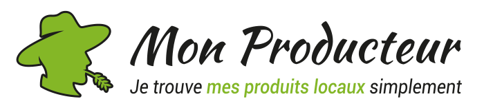 Mon Producteur — Noir & vert · fond blanc (700 × 160 px)